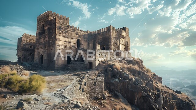 حصون الممالك السابقة المشيدة من الحجار، المناظر الطبيعية المتميزة, القصور والقلاع الاسطورية التاريخية والتراثية, التكوينات والتشكيلات الحجرية، المعالم الأثرية القديمة، الفن الهندسي المعماري على الطراز القديم