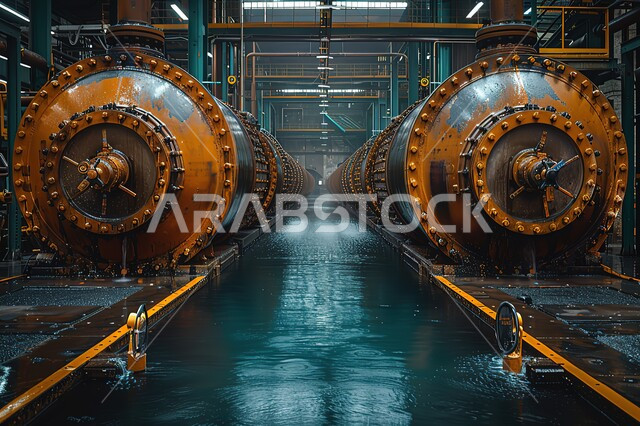 هندسات المصانع والمعامل في المنطقة الصناعية في المملكة العربية السعودية، صناعات ومشاريع بيتروكيماوية، مستودعات ضخمة و كبيرة, خطوط الأنابيب والمعدات الفولاذية