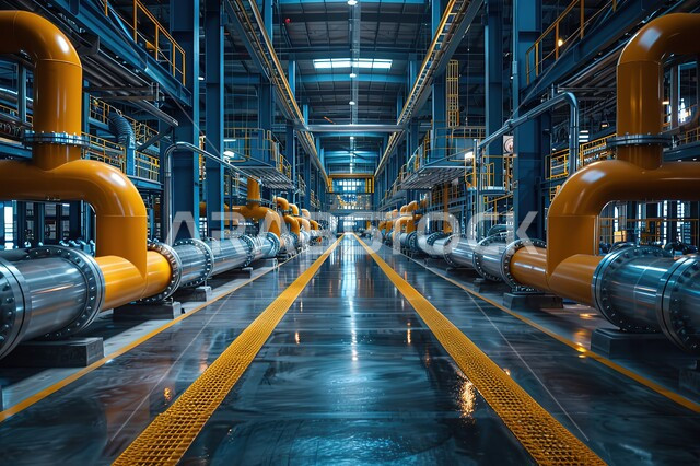 هندسات المصانع والمعامل في المنطقة الصناعية في المملكة العربية السعودية، صناعات ومشاريع بيتروكيماوية، مستودعات ضخمة و كبيرة, خطوط الأنابيب والكابلات المعدات الفولاذية