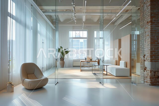 الفن الهندسي المعماري الداخلي المتطور، الديكورات الأنيقة والراقية على الطراز الحديث، مجسمات وتصاميم كلاسيكية لمكاتب الأعمال الحديثة، تصميم عصري راقي لمكاتب الشركات في المملكة العربية السعودية