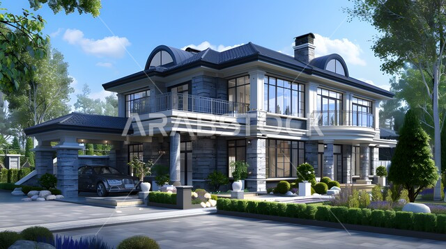 الفن الهندسي المعماري على الطراز الحديث، تصاميم عصرية و جذابة، ديكورات وتصميمات فخمة، شقق سكنية سياحية، الفنادق والأبنية المتميزة، النمو والتقدم العمراني في المملكة العربية السعودية، أماكن وشاليهات ترفيهية 