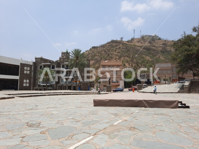 الاهتمام بزراعة الأشجار الخضراء، قرية رجال ألمع التاريخية الأثرية بمنطقة عسير، معالم و أماكن تراثية سياحية مشهورة، الفن الهندسي المعماري للمباني على الطراز القديم