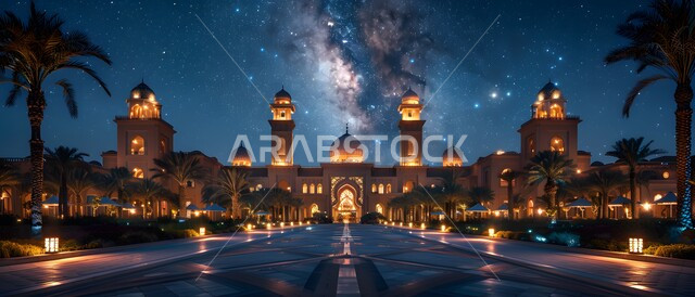 الفن الهندسي المعماري للمآذن والقبب، مسجد بديكورات وتصاميم اسلامية على الطراز العصري العريق، أماكن ومعالم اسلامية دينية مقدسة، العبادة والتقرب الى الله تعالى