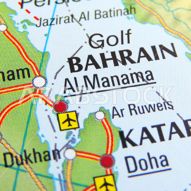 موقع مملكة البحرين، مدن وبلدان عربية، تحديد الموقع والحدود الجغرافية البحرينية، خريطة العالم العربي ودول الخليج