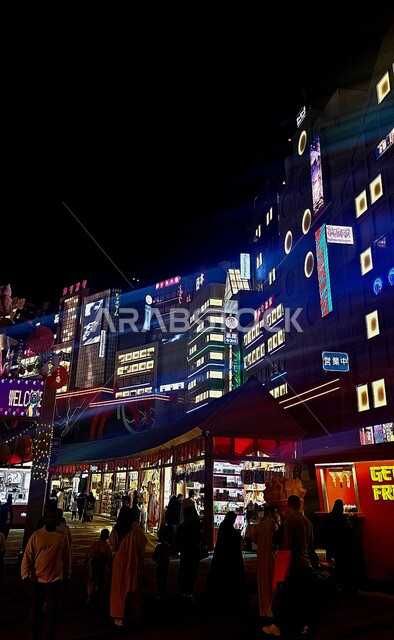 The largest anime city in the world on Boulevard World in Riyadh, tourist entertainment events and activities in the Kingdom of Saudi Arabia, learning about the cultures of different countries, places that attract and attract tourists.