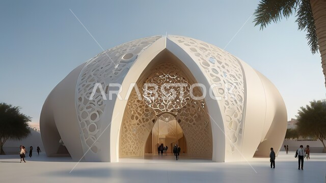 الهندسه المعماريه المتقدمه للشقق والفلل السكنية في المملكة العربية السعودية، تصميم معماري خارجي متميز, مبنى على الطراز العصري الحديث, الزخارف والنقوش والديكورات الفاخرة