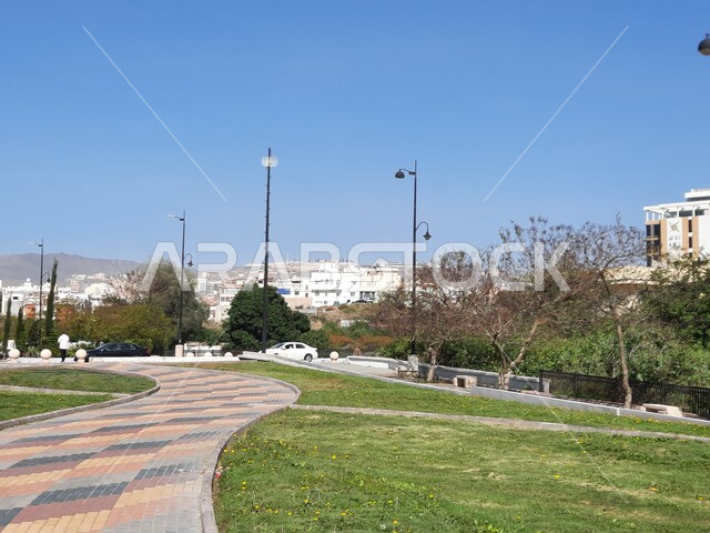 الطرق والشوارع المتميزة ، نقطة إلتقاء الفنانين وعشاق الفن، الحدائق و المنتزهات السياحية المشهورة في المملكة العربية السعودية، شارع الفن الشهير في مدينة أبها في منطقة عسير ، الاهتمام بالأشجار والنباتات الطبيعية الخضراء