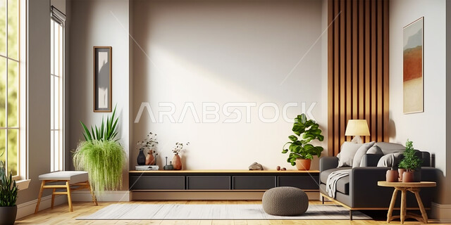 Elegant antiques and accessories, choosing the appropriate colors, caring for and cultivating ornamental house plants, interior decoration of a living room with sophisticated home furniture, using furnishings with modern designs, modern interior design for residential apartments and villas.