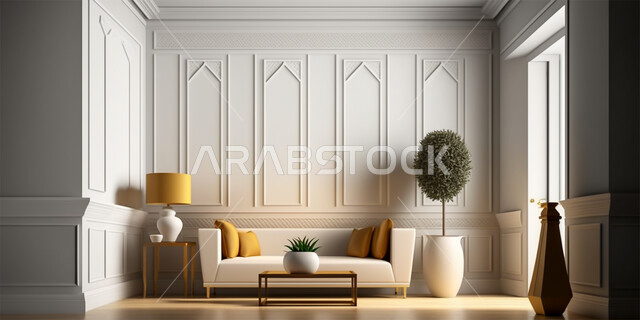 اختيار الألوان المناسبة، اكسسوارات وتحف أنيقة، رعاية نباتات الزينة المنزلية والاهتمام بزراعتها، الديكورات الداخلية لغرفة معيشة بأثاث منزلي راقي،  استخدام المفروشات ذو التصاميم العصرية، تصميم داخلي حديث لشقق وفلل سكنية