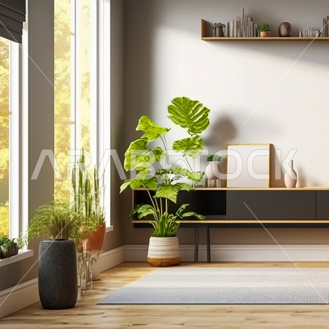 التصاميم الداخلية لغرف الجلوس، التنسيق بين الأثاث والإكسسوارات واختيار الألوان المناسبة، شقق وفلل سكنية بديكورات فاخرة،  زراعة ورعاية نباتات الزينة المنزلية، استخدام المفروشات المميزة في غرفة المعيشة