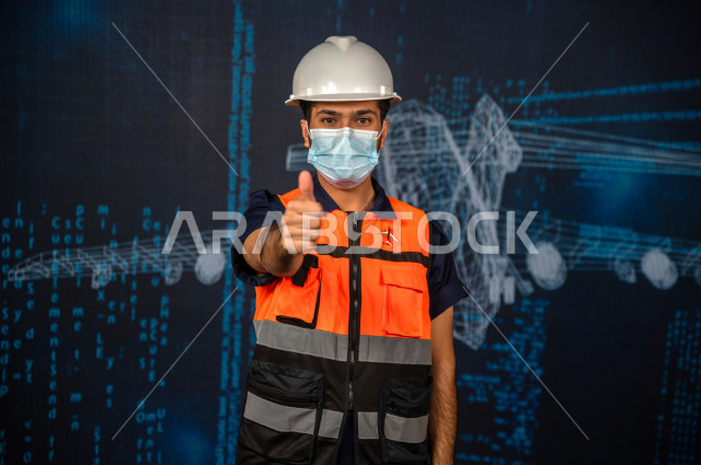 خاصية الهولوجرام ، مهندس سعودي ماهر محترف في صناعة الطائرات، رجل مهندس خليجي ، استخدام تقنية الهولوجرام ثلاثية الابعاد ، صور تجسيمية خاصة بمجسمات الطائرات و هياكلها ، صور متحركة بأبعاد مختلفة ، تصوير ثلاثي الابعاد للأجسام