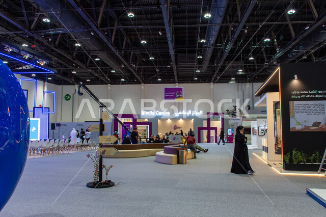 Cultural programs and performances, media coverage of activities and seminars, the media center at the Abu Dhabi International Book Fair 2024, exhibitions and events in the United Arab Emirates, the world of books and publishing, famous landmarks and tourist places in the Emirate of Abu Dhabi.
