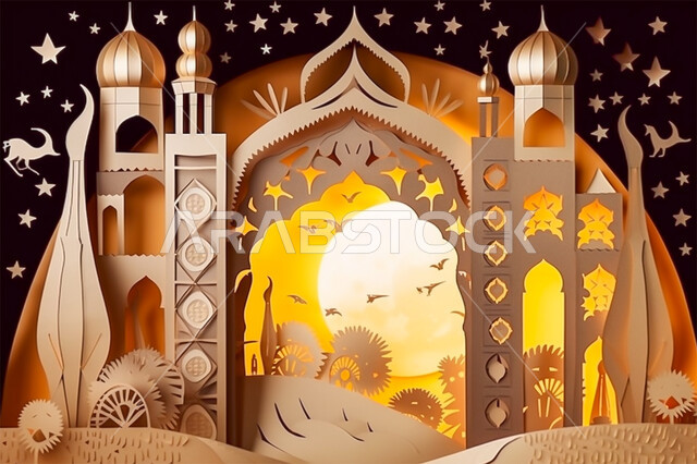 رسومات وأشكال هندسية إسلامية، النمط العربي الإسلامي، تصاميم إسلامية باللون الذهبي، زينة الاعياد والمناسبات الدينية، الديكورات والتصاميم الهندسية المميزة في رمضان المبارك، العبادة والتقرب إلى الله، الديكورات والتصاميم الهندسية لقبب المساجد