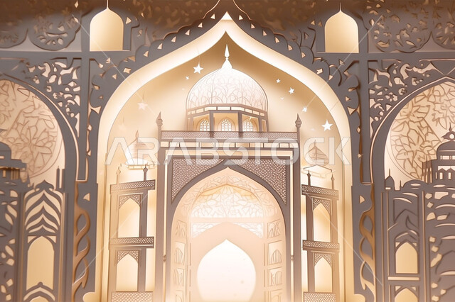 رسومات وأشكال هندسية إسلامية، النمط العربي الإسلامي، تصاميم إسلامية باللون الوردي، زينة الاعياد والمناسبات الدينية، الديكورات والتصاميم الهندسية المميزة في رمضان المبارك، العبادة والتقرب إلى الله، الديكورات والتصاميم الهندسية لقبب المساجد