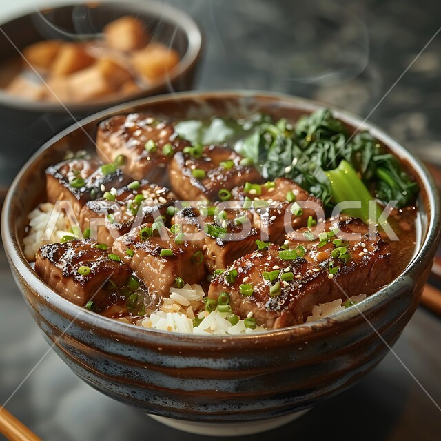 ولائم وأطباق عربية تقليدية شعبية، طبق من الأرز مع قطع اللحم المشوي المزين، وصفات الطعام الشهية، المأكولات والوجبات الشرقية، مطابخ ومطاعم المملكة العربية السعودية