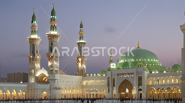   الفن الهندسي المعماري لبناء المساجد في المملكة العربية السعودية, أماكن إسلامية مقدسة، نداء المسلمين لأداء الفرائض والصلوات, العبادة والتقرب الى الله, الديكورات والتصاميم الخارجية الحديثة لبناء مسجد