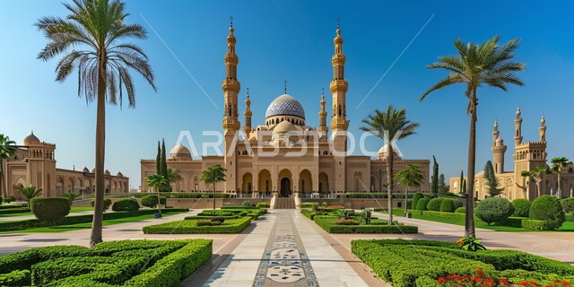 النمو والتقدم العمراني في المملكة العربية السعودية، الفن الهندسي المعماري على الطراز الإسلامي للمساجد، مفهوم العبادة والتقرب إلى الله، نداء المسلمين للصلاة، القبب والمآذن المتميزة،  الاهتمام بزراعة الأشجار والنباتات الخضراء