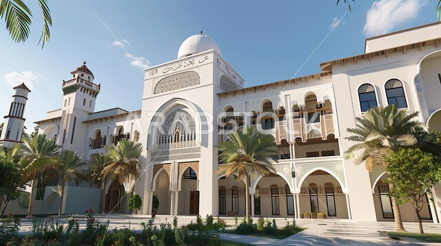 النمو والتقدم العمراني في المملكة العربية السعودية، الفن الهندسي المعماري على الطراز الإسلامي للمساجد، مفهوم العبادة والتقرب إلى الله، نداء المسلمين للصلاة، القبب والمآذن المتميزة،  الاهتمام بزراعة الأشجار والنباتات الخضراء