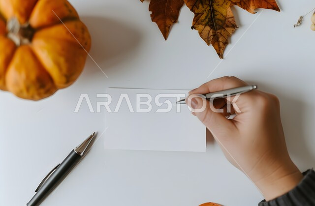 التدقيق والتحقق من العرض المالي، قراءة بنود العقد والموافقة، كتابة وصرف مبلغ مالي عبر الشيك، صورة مقربة لأيدي امرأة عربية خليجية سعودية تقوم بتوقيع الأوراق