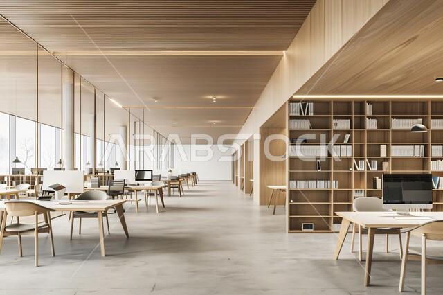  تصاميم عصرية حديثة لمكاتب الشركات السعودية، واجهات زجاجية كبيرة في مكاتب العمل، تجهيزات مكتبية حديثة وأثاث أنيق ومريح، تصاميم داخلية وديكورات راقية خشبية على الطراز الحديث