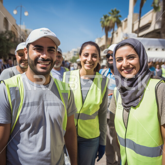 Working in the engineering sector, a group of Saudi Gulf Arab ...