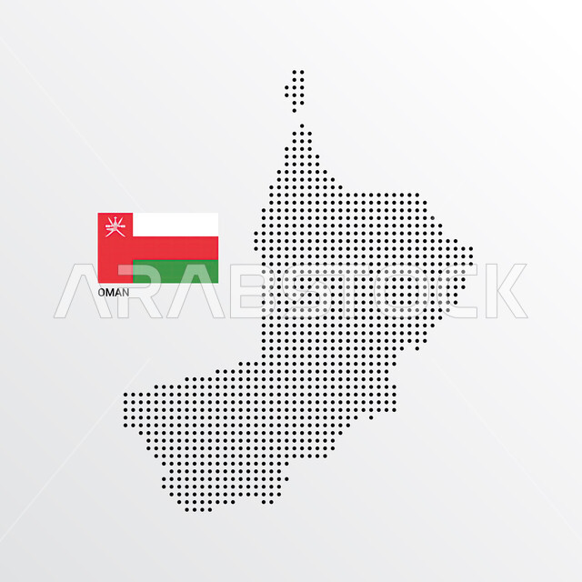 أيقونة ثلاثية الأبعاد لخريطة دولة سلطنة عمان، حب الوطن والإنتماء إليه، احياء ذكرى اليوم الوطني العماني، الأعلام  والرايات الوطنية للدول العربية، الاعتزاز والفخر بالرموز والراية العمانية، خلفية بيضاء