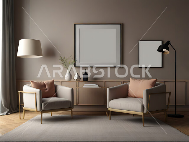 ديكورات الشقق السكنية في المملكة العربية السعودية، أثاث منزلي راقي باللون الوردي الفاتح، غرفة معيشة بتصاميم عصرية، تصميم داخلي فاخر لغرف الجلوس