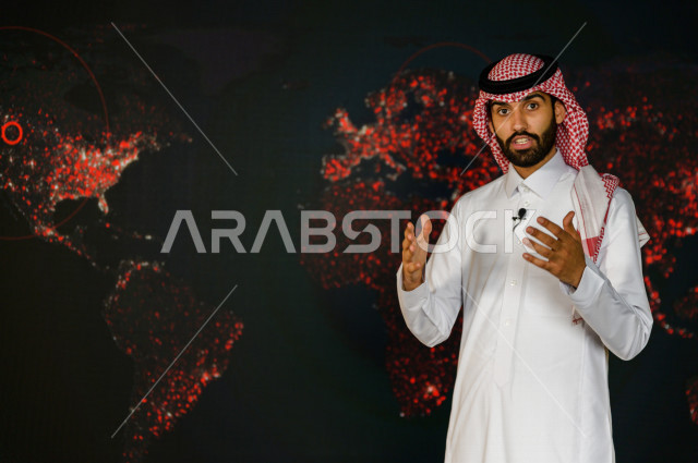 مذيع و اعلامي سعودي خليجي يمتلك المهارة بتقديم النشرات الاخبارية  الخاصة بمنظمة الصحة العالمية  ، استخدام تقنية الجرافيكس في تقديم اخبارعاجلة  يحذر من وقوع موجتين ثالثة ورابعة من الفيروس  ، أخبار عالمية  صحية عاجلة ،الاخبار و الاعلام ، قراء النشرات الاخبا