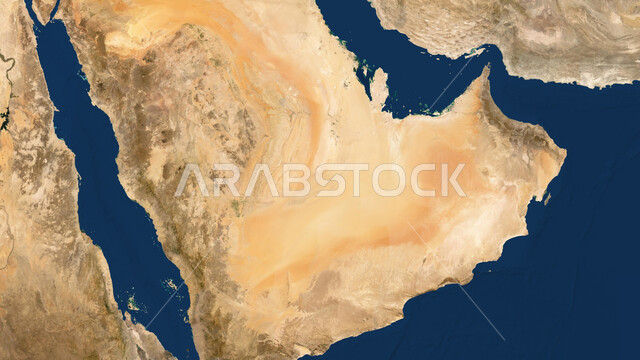 الحدود الجغرافية للبلاد، موقع دولة السعوديه بين دول العالم، البلدان المجاورة للمملكة العربية السعودية، خريطة الوطن العربي على الكرة الأرضية باللون الأزرق