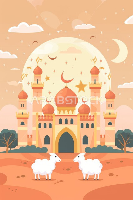 أماكن ومعالم دينية مقدسة, التصاميم والديكورات الإسلامية, العبادة والتقرب إلى الله, الرسومات, الفن الهندسي المعماري لبناء المساجد على الطراز الإسلامي العريق,  مآذن وقبب شامخة عالياً