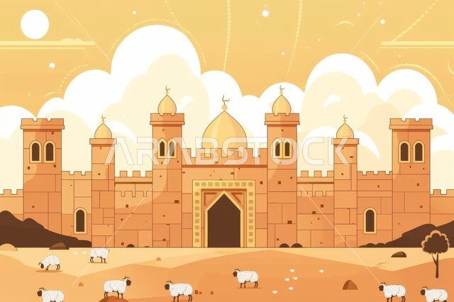 قلعة أثرية قديمة ذات بناء عريق, العديد من القبب الشامخة, جدران عالية قوية للحماية, بوابة واحدة, الفن المعماري القديم وبراعته, تربية المواشي ورعايتهم, البناء على الطراز الإسلامي