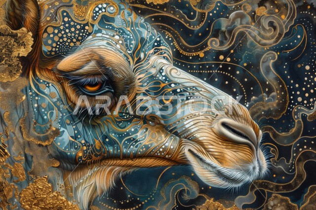 ديكورات وتصاميم فنية عصرية, زخارف ومنحوتات ملونة رخامية راقية, رسوم جدارية ثلاثية الأبعاد لمجسم حيوان الجمل سفينة الصحراء، وسائل التنقل في البادية في العصور القديمة، الحب والاهتمام بالإبل في المملكة العربية السعودية