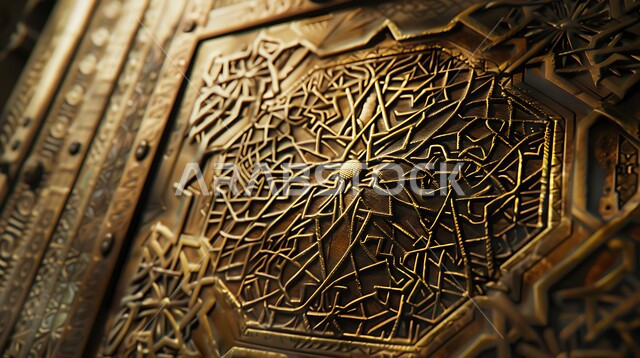 باب تراثي بتصاميم زخرفية، زخارف عربية واشكال هندسية اسلامية مميزة، الفن الهندسي المعماري العصري الحديث, منازل عربية أثرية في المملكة العربية السعودية،  الابواب الخشبية المزينة على الطراز الشعبي