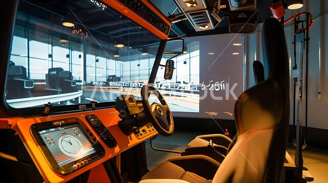 تعليم قيادة السيارات بسلامة وأمان, مدرسة حديثة مجهزة تجهيزاً جيداً لتعليم قيادة السيارة في المملكة العربية السعودية، أحدث أجهزة المحاكاة ومرافق التدريب للسائقين السعوديين الجدد