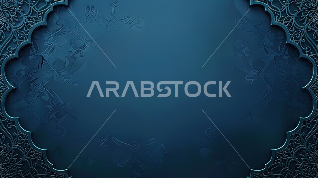 بطاقات تهنئة فارغة، زخارف و ديكورات اسلاميه عربية، الفن الهندسي العصري الحديث، تصاميم ديكور ديني ذهبي، قالب تصميم إسلامي مزخرف، خلفية سوداء