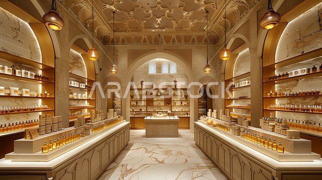  التعطر والتطيب باطيب الروائح الخليجية الأصيلة، منتجات وطنية محلية سعودية، التصاميم والديكورات الداخلية الراقية للمتاجر، متجر فاخر لبيع العطور، أصالة العادات والتقاليد في المملكة العربية السعودية