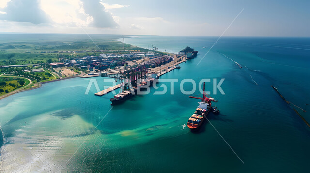 الاقتصاد البحري لنقل واستلام كونتينرات التخزين, تصدير واستيراد البضاعة في المملكة العربية السعودية, ميناء شحن البضائع و الحاويات التجارية، تجارة السلع والمنتجات المحلية عبر السفن في البحار