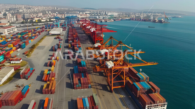 ميناء شحن البضائع و الحاويات التجارية، استيراد وتصدير البضاعة في المملكة العربية السعودية, الاقتصاد البحري لنقل واستلام كونتينرات التخزين, تجارة السلع والمنتجات المحلية عبر السفن في البحار