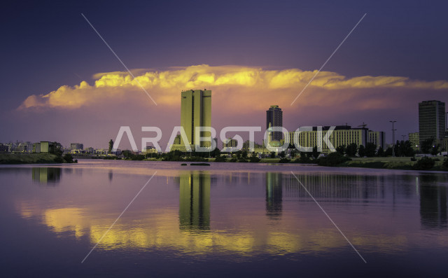 صورة مبدعة لكورنيش مدينة جدة , أبراج جدة , معالم جدة , شاطئ جدة , جدة غير .  