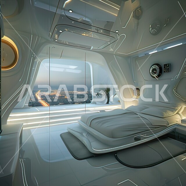 الطيران الجوي السعودي, تصاميم وديكورات فاخرة لطائرات رجال الأعمال, سرير حديث تم تصميمه خصيصاً من اجل الراحة في الجو, الاستفادة من التقنيات الحديثة والتكنولوجيا