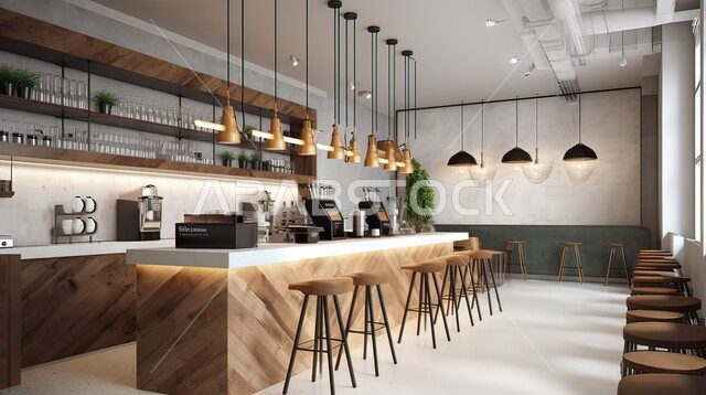 الفن الهندسي المعماري للفلل والشقق السكنية, التصميم العصري للمطابخ الفاخرة في المملكة العربية السعودية، الأضواء والأنوار والأكسسوارات المنزلية، ديكور داخلي راقي لمطبخ أنيق