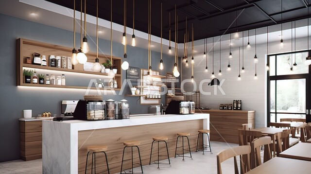 الأضواء والأنوار والأكسسوارات المنزلية، التصميم العصري للمطابخ الفاخرة في المملكة العربية السعودية، ديكور داخلي راقي لمطبخ أنيق، الفن الهندسي المعماري للفلل والشقق السكنية