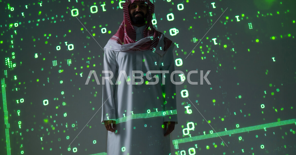 The concept of codes and algorithms, digital and technical development ...