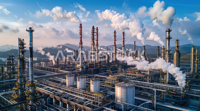 جودة الآلات والمعدات في معامل استخرج النفط، استخدام التقنيات الحديثة في انتاج الزيوت والغاز ، مصانع تكرير البترول في المملكة العربية السعودية، مفهوم العمل في القطاع الهندسي الصناعي، منظر الغيوم في السماء