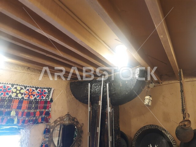 معالم وأماكن سياحية مشهورة, الأصالة والعراقة والتراث السعودية, أدوات الصيد التقليدية الشعبية المعروضة في متحف قرية مطير العيش في جرداء بن على التراثية في محافظة الحجرة, السياحة في منطقة الباحة في المملكة العربية السعودية