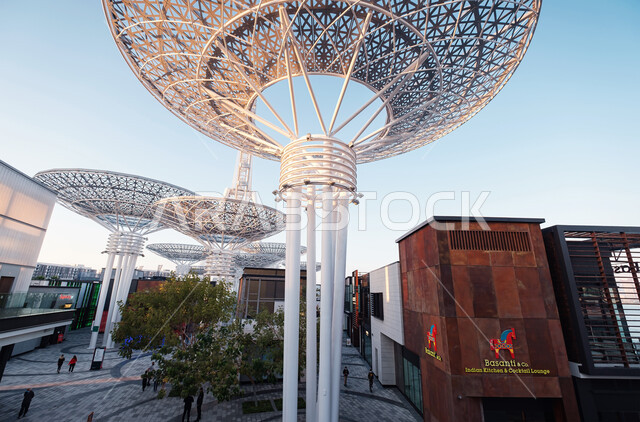 جزيرة بلوواترز دبي في الإمارات العربية المتحدة، مدن ومعالم سياحية مشهورة، أماكن جذب واستقطاب السياح من أنحاء العالم، الاهتمام بزراعة الأشجار والنباتات الخضراء، فنون الهندسة المعمارية