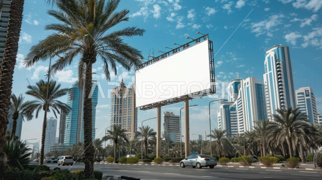 مفهوم الاعلان والتسويق ,الحركة المرورية في شوارع و طرقات المملكه العربية السعودية, الحركة المرورية للسيارات, وسائل النقل و المواصلات, شاشات الكترونية مضيئة ضخمة في الطرقات