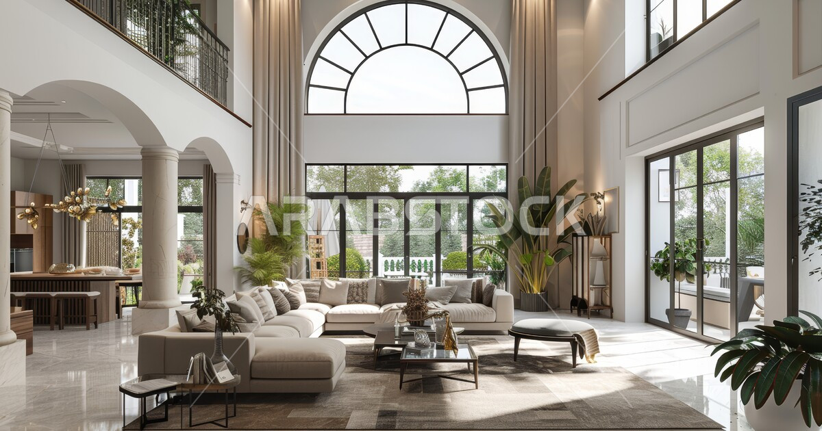 Windows and glass facades overlooking nature, interest in home ...