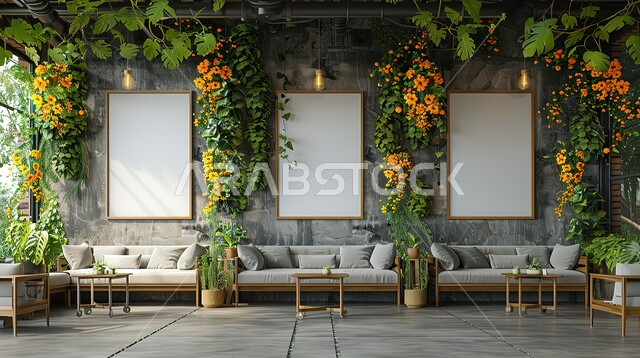 تصميم داخلي أنيق وبسيط، المناسبات والأعراس في القاعات الفاخرة بالسعودية، النوافذ والواجهات الزجاجية المطلة على الطبيعة، الزينة والاكسسوارات والتحف الراقية، قاعة حفل زفاف مزينة بالأزهار الصفراء، التصاميم والديكورات عصرية حديثة