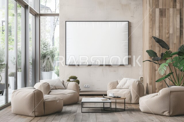 تصاميم عصرية حديثة، أثاث منزلي فاخر باللون الابيض, غرفة معيشة راقية, غرف جلوس بتحف و إكسسوارات أنيقة, شقق وفلل سكنية، واجهات زجاجية وديكورات داخلية متميزة، الاهتمام بنبات الزينة المنزلي